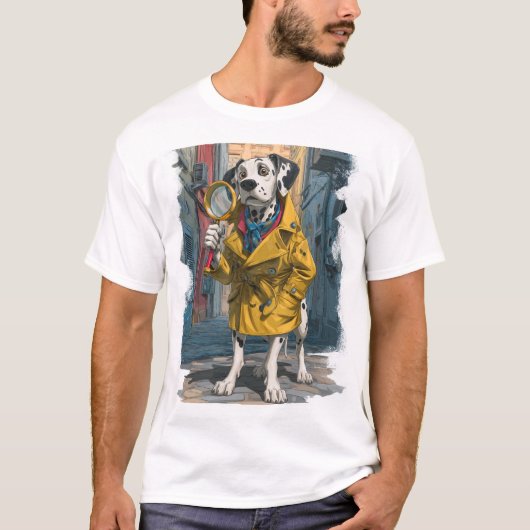 ダルメシアン探偵 ～犯罪解決犬 Tシャツ (正面)