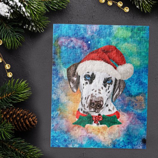 ダルメシアン犬のクリスマス ジグソーパズル