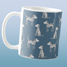 ダルメシアン犬の楽しいパターン コーヒーマグカップ