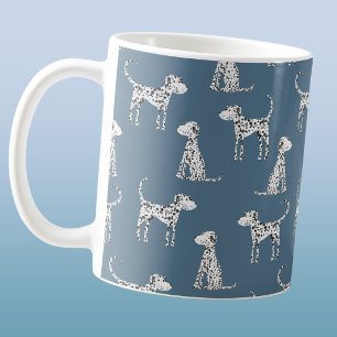 ダルメシアン犬の楽しいパターン コーヒーマグカップ