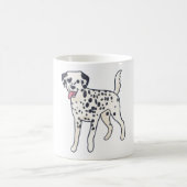 ダルメシアン犬の魔法 コーヒーマグカップ (中央)