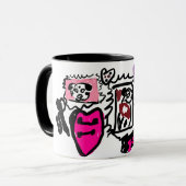 ダルメシアン+かわいい マグカップ (正面左)