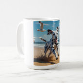 ダルメシアン エレガント コーヒーマグ コーヒーマグカップ (正面左)