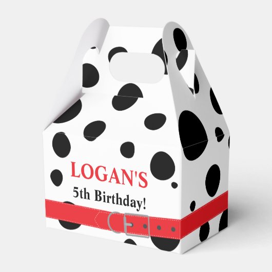 ダルメシアン スポット 誕生日 フェイバーボックス (正面サイド)