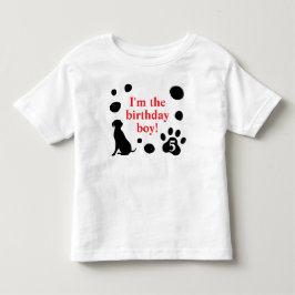 ダルメシアン スポット 誕生日 男の子/女の子 トドラーTシャツ