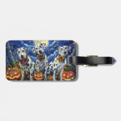 ダルメシアン・ハロウィン・ホラー ラゲッジタグ (裏面横)