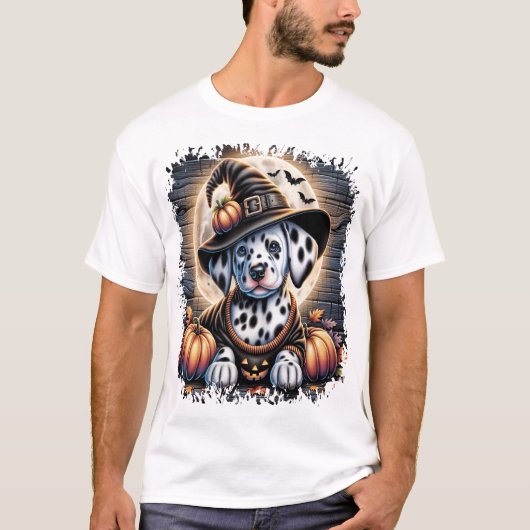 ダルメシアン ハロウィン Tシャツ (正面)
