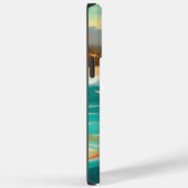 ダルメシアン ビーチ サーフィン 絵画 Case-Mate iPhoneケース (裏面 / 右)