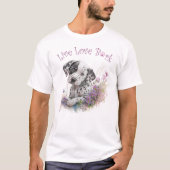 ダルメシアン フラワー Tシャツ (正面)