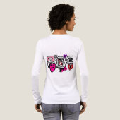 ダルメシアン・ラブリー トライブレンドTシャツ (背面全体)
