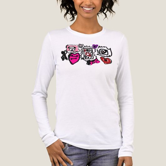 ダルメシアン・ラブリー トライブレンドTシャツ (正面)