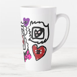 ダルメシアン 可愛い カフェラテマグ