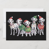ダルメシアン 犬 クリスマス ラバー イブ 犬 ママ (正面)