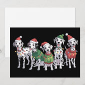 ダルメシアン 犬 クリスマス ラバー イブ 犬 ママ (正面/裏面)