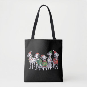 ダルメシアン 犬 クリスマス 愛好家 Xmas ドッグママ トートバッグ