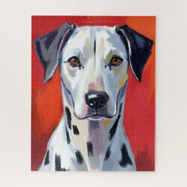 ダルメシアン 絵画 犬 ペット 水彩画 ジグソーパズル