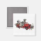 ダルメーションズ消防士 マグネット (正面/裏面)