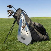 ダルメーションドッグ ゴルフタオル (グリーン)