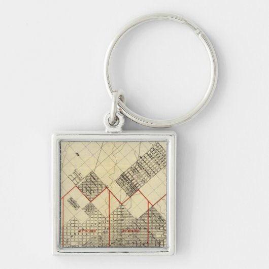 ダルースと郊外の概要図 キーホルダー (正面)