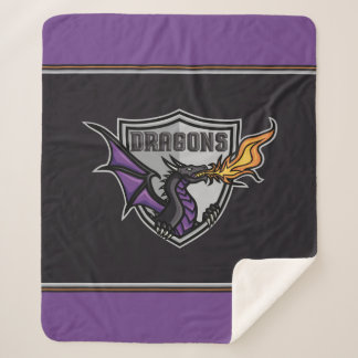 ダルースドラゴンズアイスホッケーフリース&シェルパブランケット シェルパブランケット