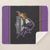 ダルースドラゴンズアイスホッケーフリース&シェルパブランケット シェルパブランケット (正面(横))