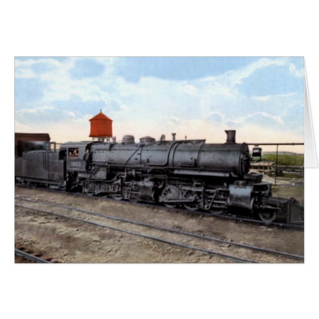 ダルースミネソタの列車エンジン (正面横)