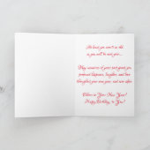 『ダルース古劇場』誕生日 カード (内部)