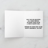 「ダルース新聞社」誕生日カード カード (内部)