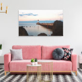 ダルース港ノースピアライト キャンバスプリント (インサイチュ (リビング))