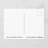 ダルース、MN灯台白黒はがき ポストカード (裏面)