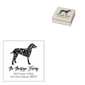 ダル飾マティアンファミリー差出人住所 ラバースタンプ (押印)