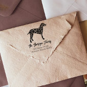 ダル飾マティアンファミリー差出人住所 ラバースタンプ