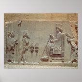 ダレイオス王に敬意を表する中央士官 ポスター (正面)