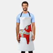 ダレカリアンの馬 エプロン (着用した状態)