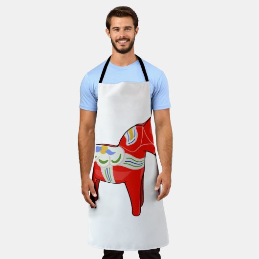 ダレカリアンの馬 エプロン (着用した状態)