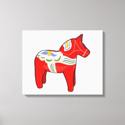 ダレカリアンの馬 キャンバスプリント (正面)