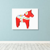 ダレカリアンの馬 キャンバスプリント (インサイチュ (ウッドフロア))