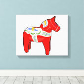 ダレカリアンの馬 キャンバスプリント (インサイチュ (ウッドフロア))