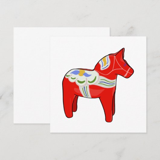 ダレカリアンの馬 招待状 (正面/裏面)