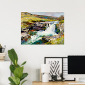 「ダレスの突進」 – ヨークシャーの風景 ポスター (ホームオフィス)