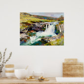 「ダレスの突進」 – ヨークシャーの風景 ポスター (キッチン)