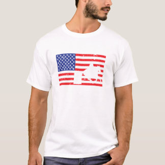  ダレスバレルレーシングUSAアメリカ国旗ヴィンテージ Tシャツ