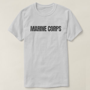 ダレス処理された海兵隊 Tシャツ
