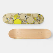 ダレック「オールドスクール」ブラウン スケートボード (横)