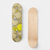 ダレック「オールドスクール」ブラウン スケートボード (正面)