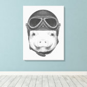 ダレデビルピグ キャンバスプリント (インサイチュ (ウッドフロア))