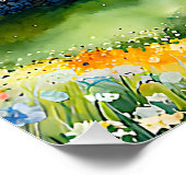 "ダレヘブン"ワイド風景ヨークシャーダレスシーン ポスター (コーナー)