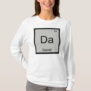 ダレル名化学元素周期表 Tシャツ