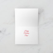 ダレンティーヌ·デーおめでとう！ サンキューカード (内部)