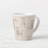 ダロックチェア カフェラテマグ (右アングル)